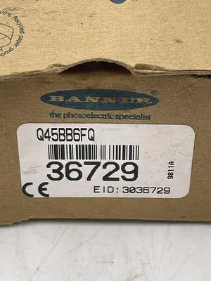 New | in-Stock BANNER BANNER Q45BB6FQ Sensors | ND Industrial Surplus #1213719