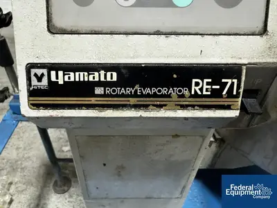 USED BUCHI 10 liter Yamato Rotary Evaporator, Model RE-71
