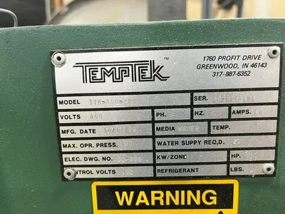 2021 TEMPTEK MW-25C CHILLERS | Machinery Network (10)