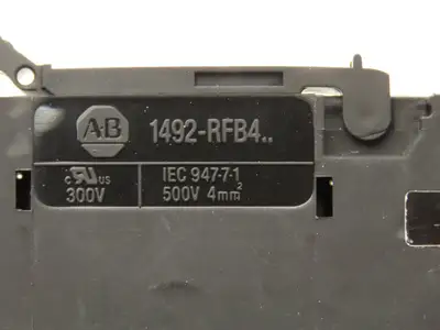 Allen Bradley 1492-RFB4 Terminal Block Fuse Holder Black 4mm Sq 500V Lot of 10