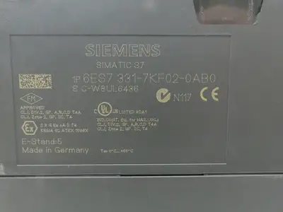Siemens Block I/O Input PLC Input Output Module Assembly & Rail