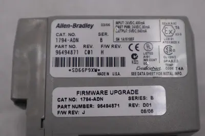 Allen Bradley 1794-ADN SER B Flex DeviceNet Adapter 1794ADN STOCK B-1559