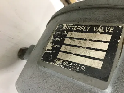 Tomoe 700E-2S-350A Butterfly Valve