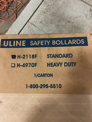 ULINE H-2118F Standard Safety Bollard -NIB