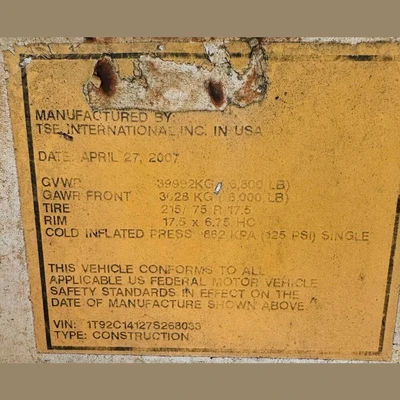 USED 2007 TSE INTERNATIONAL UP70