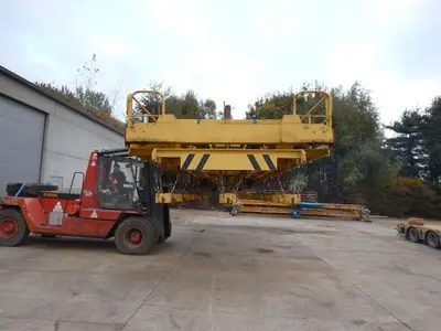 USED FIMEC CRANE WITH MAGNETIC PLATE HOIST 15 TON X 12 500 MM