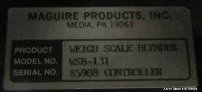 Used MAGUIRE WSB-131 Mixers Illinois US | Aaron Equipment #86493