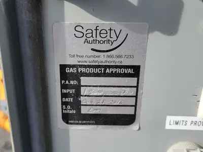 USED 2015 K.G. WARDSTROM INDUSTRIAL GAS HX-631