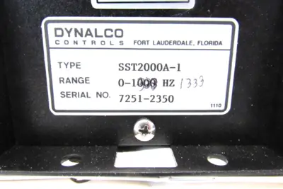 NEW DYNALCO CONTROLS SST2000A-1 SPEED SWITCH SST2000A1