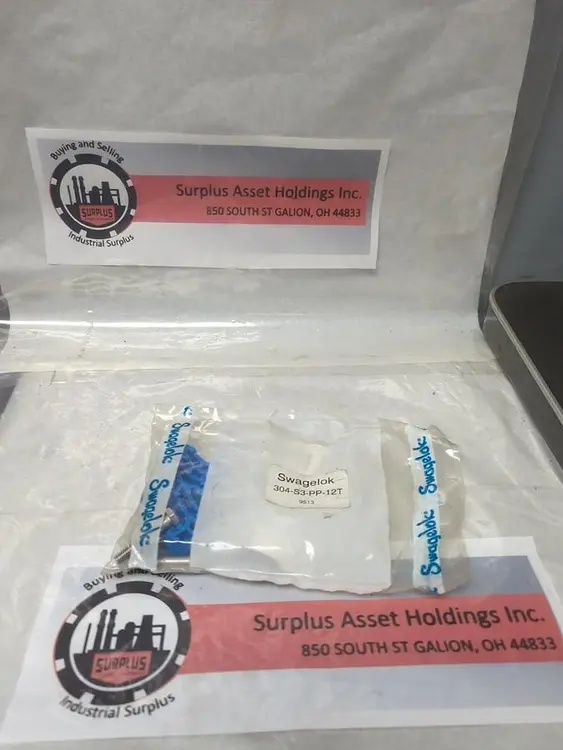 New | in-Stock SWAGELOK 304-S3-PP-12T Misc Electrical & Power Parts Ohio US | Surplus Asset Holdings #1239489