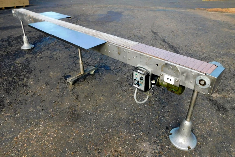 Used GARVEY SS CONVEYOR 7.5 X 14 Table Top Chain Conveyors New Jersey US | Champion Trading Corporation #423423