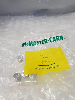 MCMASTER CARR STAINLESS STEEL SPACERS (LOT OF 4)