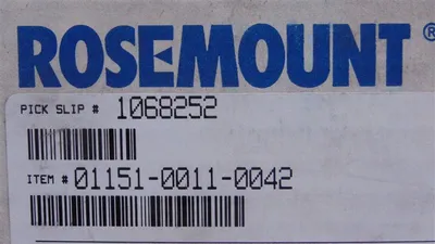 Rosemount 01151-0011-0042 DP/GP Pressure Transmitter New NIB