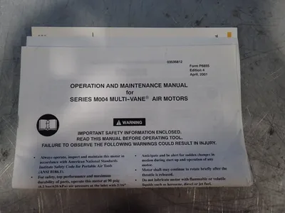 Used INGERSOLL RAND M004RHR167AB3 Tooling & Accessories (Other) Ohio US | HGR 24 #799384