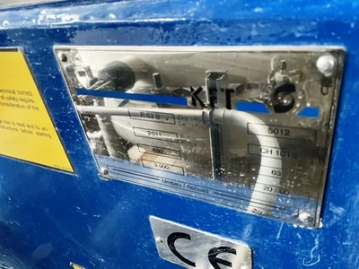 Krettek ProCent P 63 B Pilot horizontal peeler centrifuge, 316L SS.