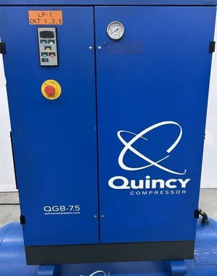 2006 QUINCY QGB 7.5 Rotary Screw & Sliding Vane Air Compressors | Midstate Machinery (5)