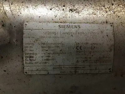 SIEMENS SITRANS F C MASSFLO MASS 2100 1-1/2″ SS Mass Flow Meter 435PSI