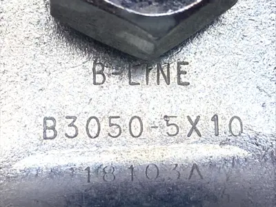 Used Eaton B-Line Beam Clamp 3/4"-10 Rod 10" Flange 3000 lb Steel Misc Fasteners Michigan US | Maverick Industrial Sales #1401560