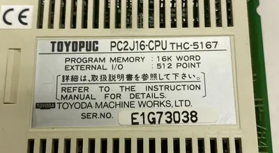 Used TOYOPUC PC2J16-CPU Industrial Controls Ohio US | Surplus Asset Holdings #1233726