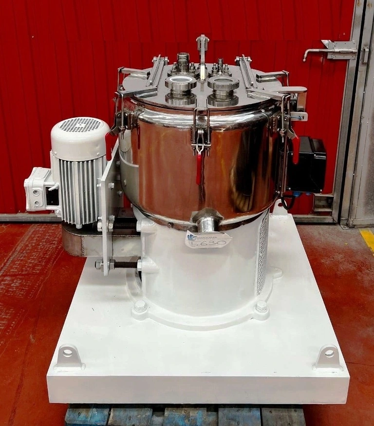 RINA 100F-500 ATEX perforate basket centrifuge, 316L SS.