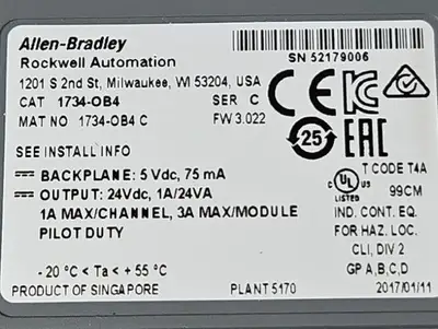 USED Allen-Bradley 1734-OB4E