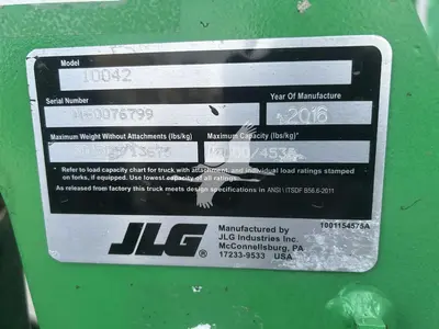 Used 2016 SKY TRAK 10042 Telehandlers California US | Lillo Machinery #1403827
