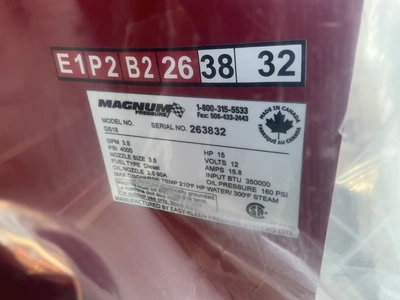 Used MAGNUM 4000 SERIES GOLD Pressure Washers Michigan US | Miedema Asset Management Group #1579688