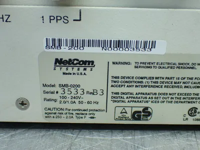 Used NETCOM SYSTEMS SMB0200 Network Analyzers Ohio US | HGR 24 #1096802