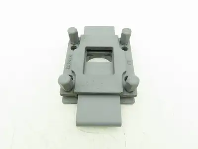 Steel Hopper Feed Bin Manual Slide Gate 3"Opening 6-1/4"x7" Flange Gray