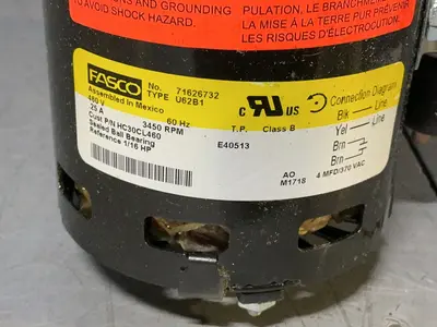 Used FASCO 71626732 Motors (misc) Ohio US | HGR 24 #1556713