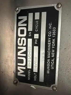 New | in-Stock 2022 MUNSON HD31/2-9SS Ribbon Blenders Illinois US | M&M Equipment Corp. #1388570