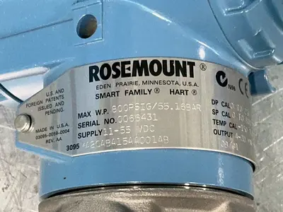 Used ROSEMOUNT 3095MA2CABA15AA001AB Pressure Transmitters Ohio US | HGR 24 #1263389