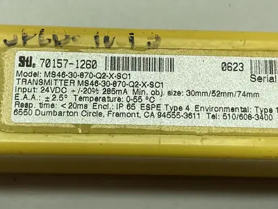 Used STI MS46-30-870-Q2-X-SC1 Light Curtains & Grids Ohio US | Surplus Asset Holdings #1227928