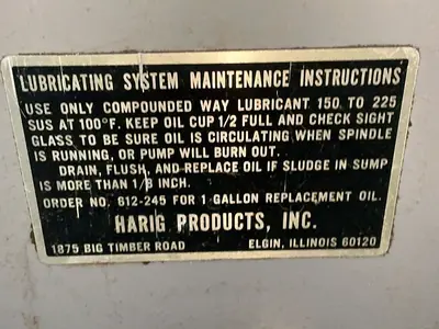 Used HARIG _UNKNOWN_ Reciprocating Surface Grinders Ohio US | HGR 24 #1545335