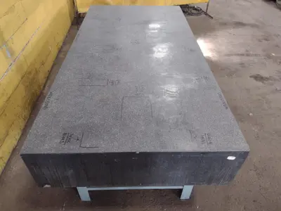 8' X 4' X 14" CHALLENGE PRECISION LAYOUT INSPECTION GRANITE TABLE: STOCK #23804