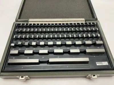 USED PROCHECK RECTANGULAR GAGE BLOCK SET, ECONOMY GRADE 0.05 TO 4