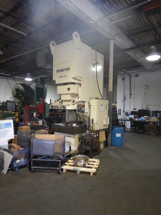Used 1998 MINSTER OBS 150 Gap Frame (OBS) Presses Ohio US | G-2000, Inc. 1 #178367