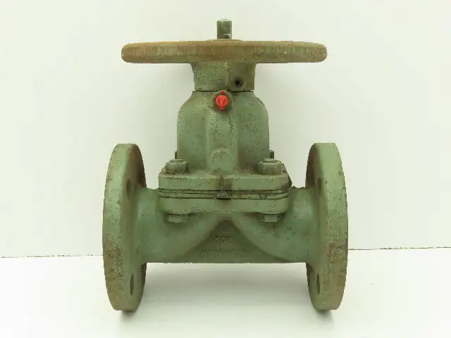ITT Grinnell Manual Diaphragm Valve 1-1/2" Flanged