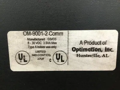 USED OPTIMATION INC OM-9001-2 COMM