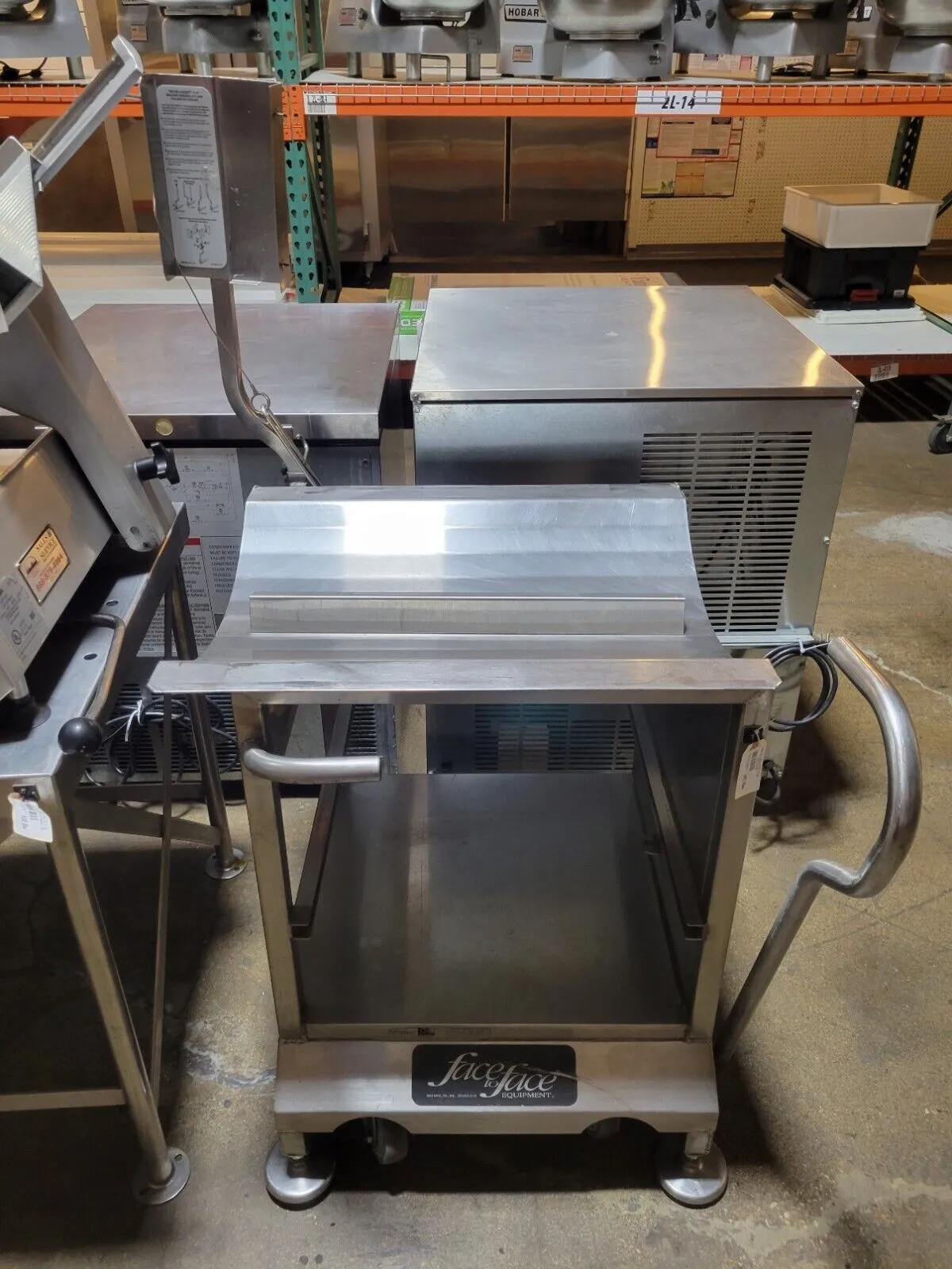 Used Face To Face Deli Buddy Stainless Mobile Cart