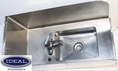 High wall splashguard - Hand sink