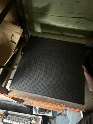 Precision 30" X 30" x 3" H Cast Iron - Lapping Work Table