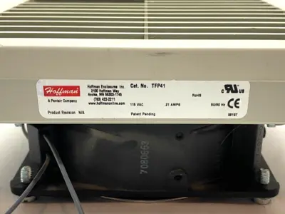 Used Hoffman Side Mount Vented Filter Fan Assembly for Electrical Enclosure Electronic Component Fans Michigan US | Maverick Industrial Sales #1494862