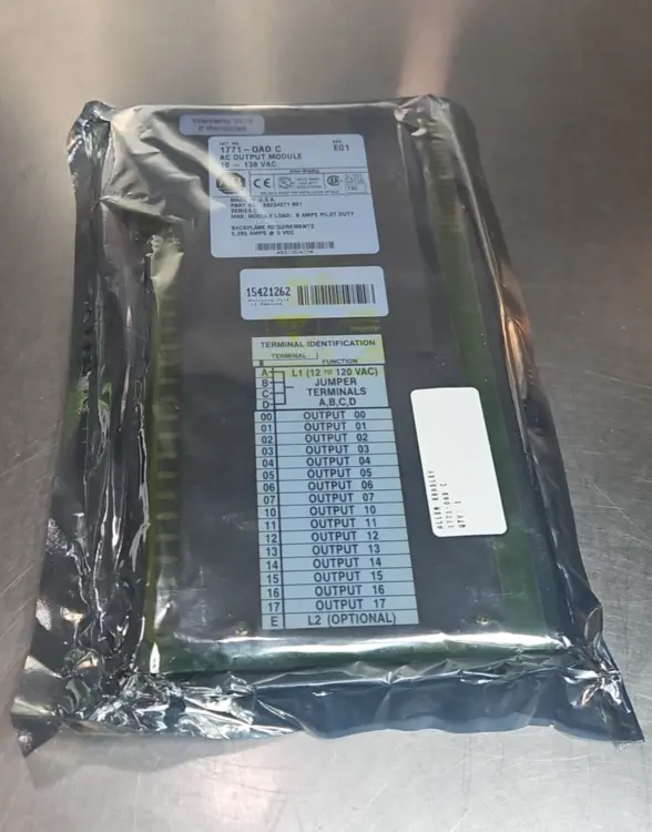 Used Allen-Bradley 1771-OAD C PLC Input & Output | Palmetto Automation #1154857