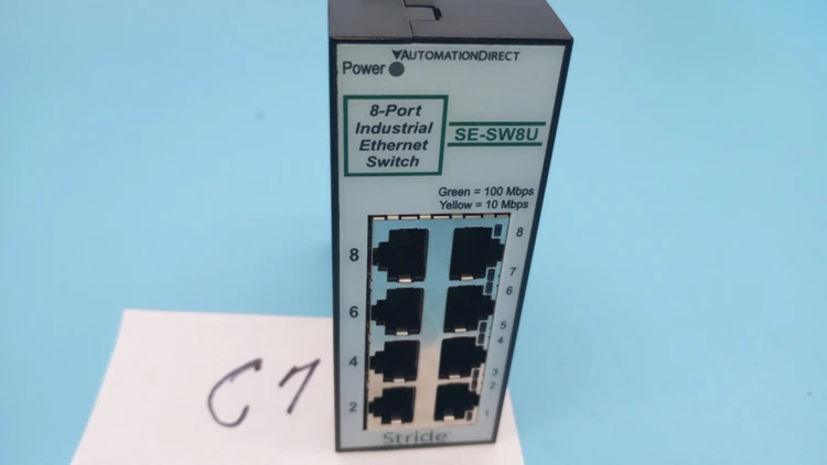 Used STRIDE SE-SW8U PLC Ethernet Equipment Arizona US | ASSET CONVERSION SPECIALISTS, INC. #320990