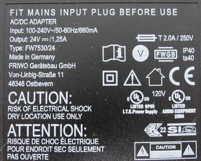 NEW MARPOSS 2T0IRSS004 POWER SUPPLY AKNN01 FW7530/24