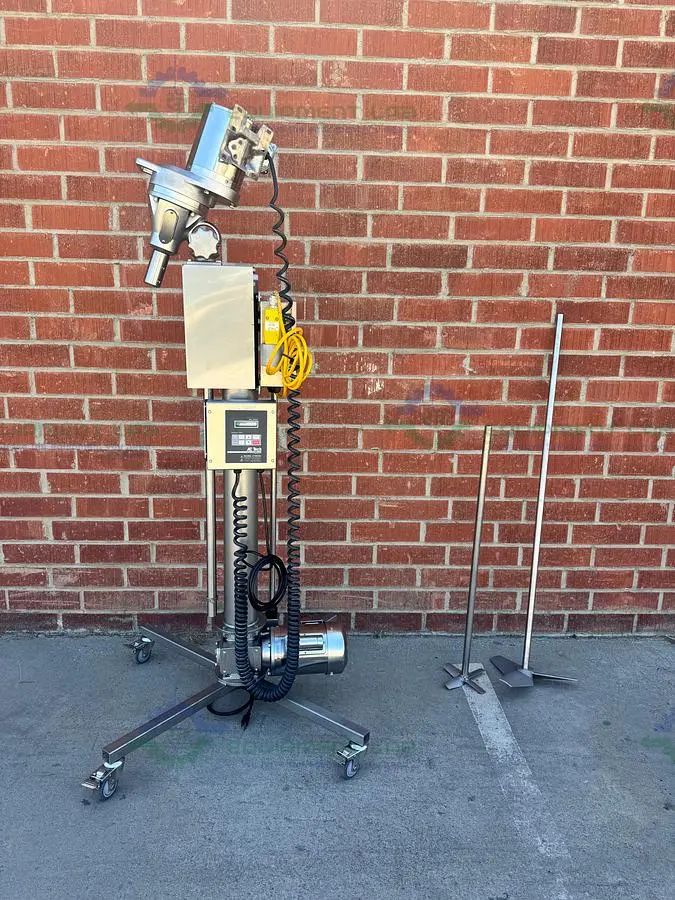 Used SHARPE MIXERS SSG-050VF PORTABLE MIXER 350 RPM W/ VFD, 1/2 HP MOTOR, TWO IMPELLERS Portable Mixers California US | Equipment Lab #1372907