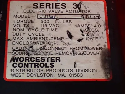 USED WORCESTER CONTROLS Pumps