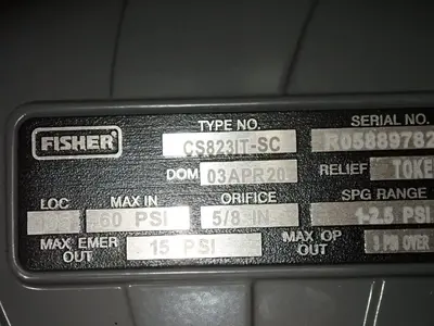 USED FISHER CS823ITSC