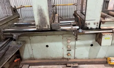 18" X 27" HYDMECH MODEL #S25-A HORIZONTAL SWIVEL MITER AUTOMATIC BAND SAW: YOBRO #25047